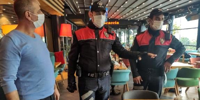 Şişli Mecidiyeköy'de iş yerlerinde koronavirüs denetimi