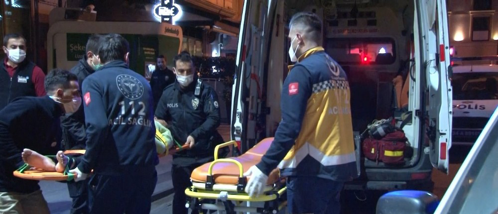 Şişli’de otelden tente üzerine düşen kadın hastaneye kaldırıldı