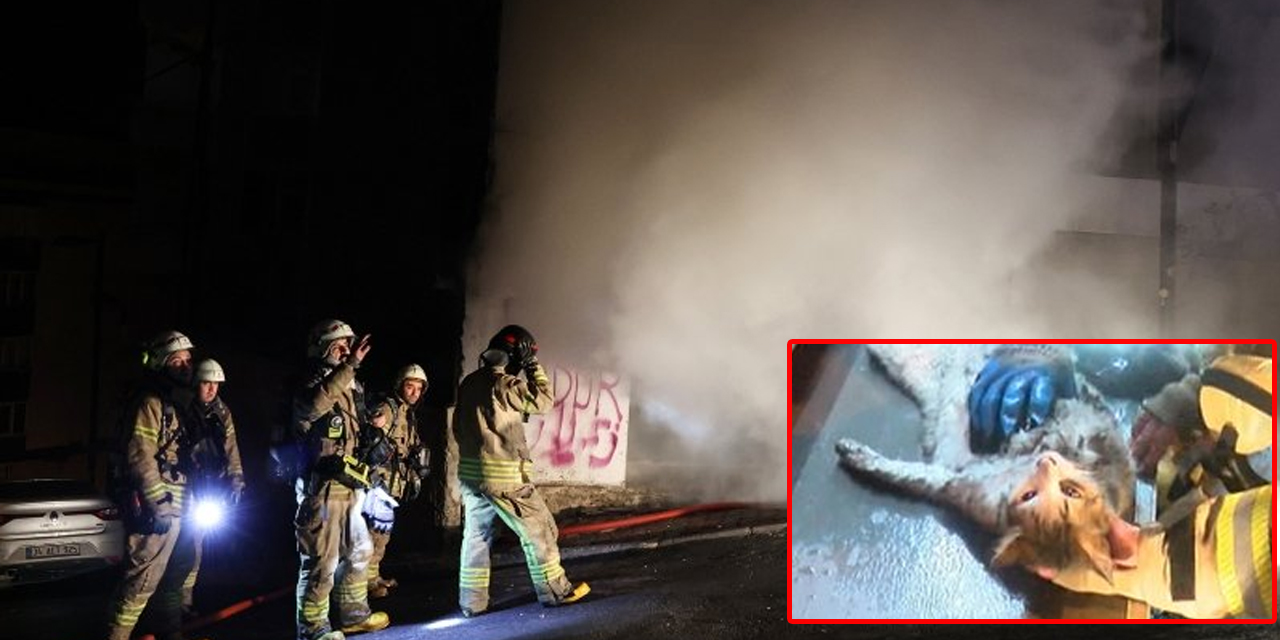 Şişli Halide Edip Adıvar'daki yangın korku dolu anlar yaşattı!