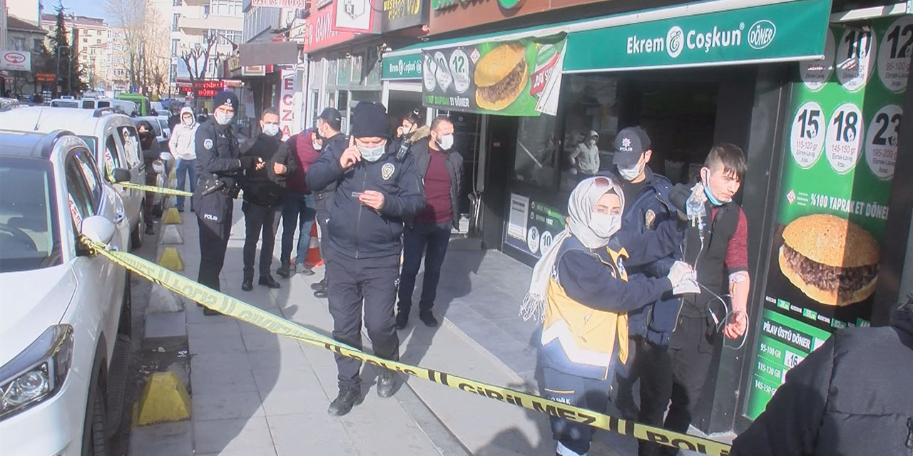 Mecidiyeköy'de dönercideki çalışanlar arasındaki tartışma kanlı bitti!