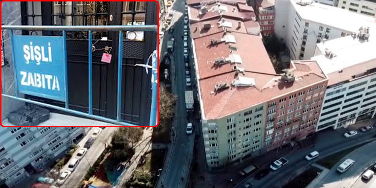 Şişli Belediyesi ve Muammer Keskin’in evinin karşısındaki bina korku evine dönüştü!