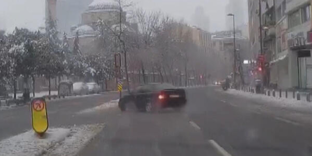 Şişli'nin en işlek caddesinde drift!