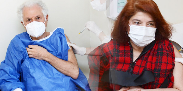 Muammer Keskin ve eşi Hülya Neşe Keskin Covid-19 aşısı oldular!