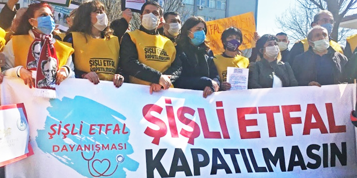 Şişli Etfal Dayanışması’ndan hastanenin yerinde dönüşümü için kampanya!
