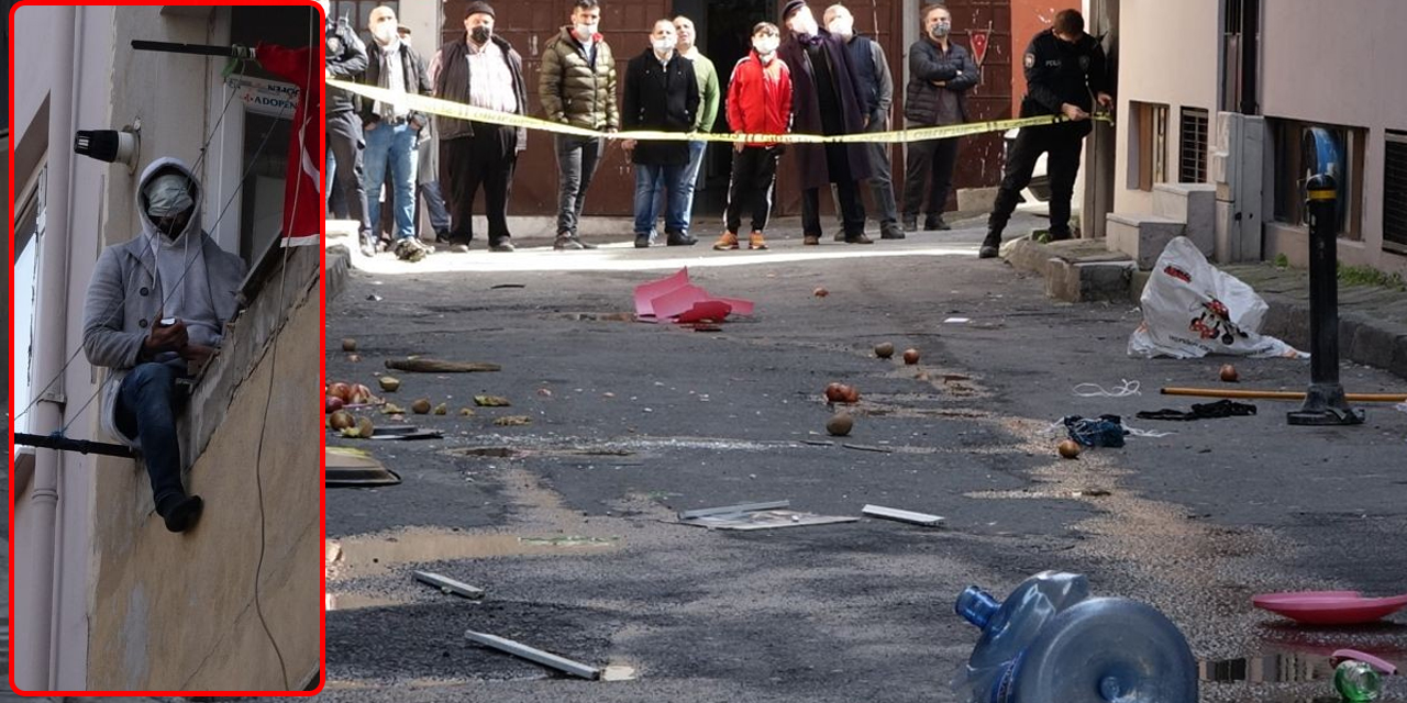 Şişli İzzetpaşa’da bir şahıs evini yakmak istedi!