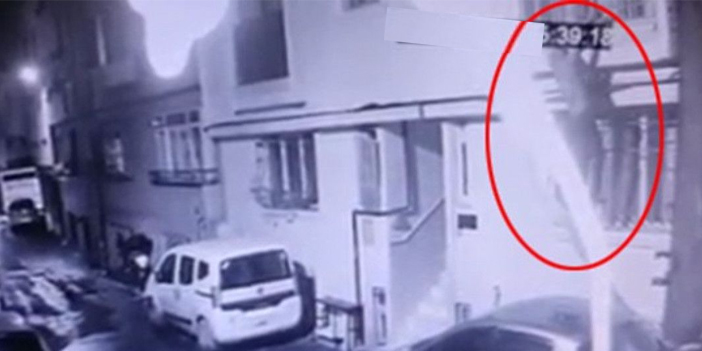 Şişli Mecidiyeköy’de hırsız pencere korkuluklarından eve böyle girdi!