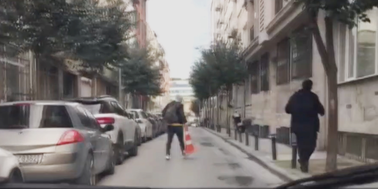 Şişli’de değnekçi suçüstü yakalandı!