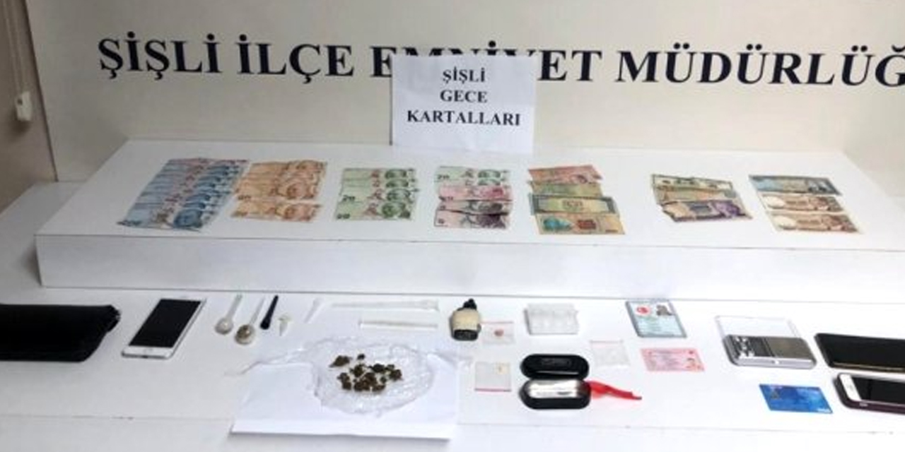 Şişli Cumhuriyet Caddesi’nde uyuşturucu madde ele geçirildi!