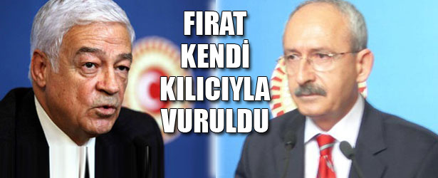 FIRAT KENDİ KILICIYLA VURULDU.