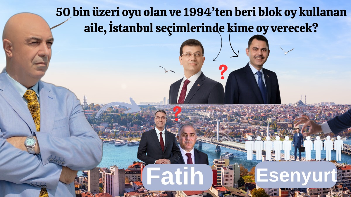 50 bin üzeri oyu olan ve 1994’ten beri blok oy kullanan aile, İstanbul seçimlerinde kime oy verecek?