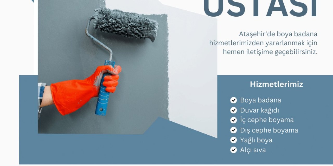 Çekmeköy'de ev ve iş yeri boyası için ücretsiz keşif