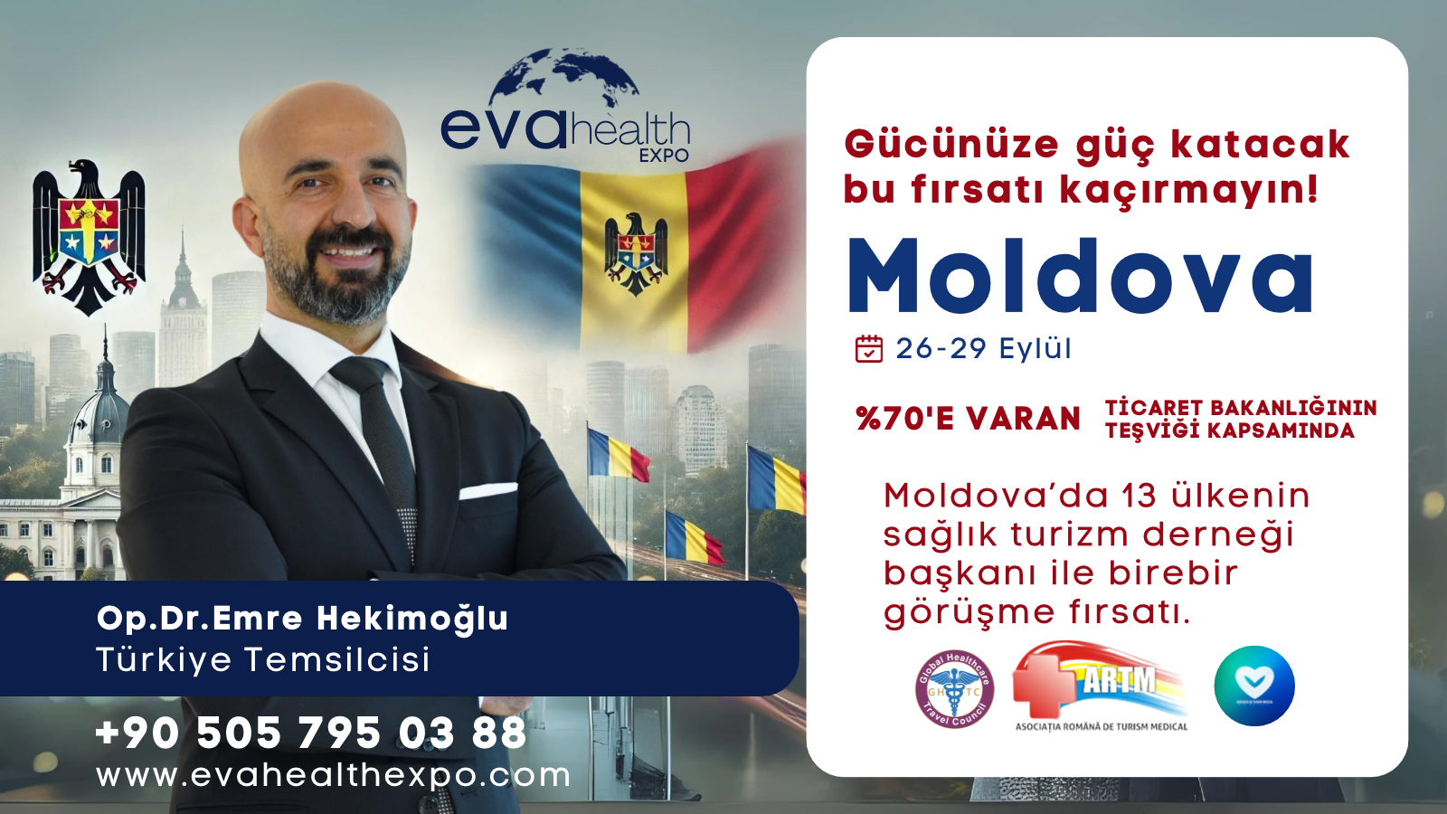 Dev Sağlık Turizm Organizasyonuna %70 hibe desteği ile katılım fırsatı!