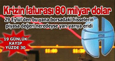 Krizin faturası 80 milyar dolar