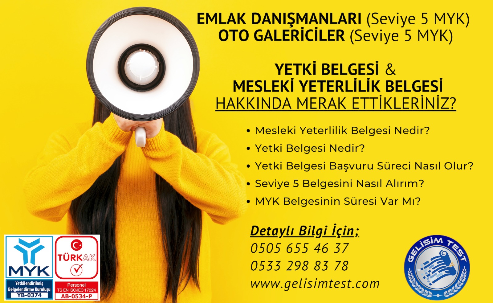 Sorumlu Emlak Danışmanı Seviye 5 ve Motorlu Kara Taşıtları Seviye 5 Mesleki Yeterlilik ve Yetki Belgesi – Belge Zorunluluk ve Başvuru Gereklilikleri