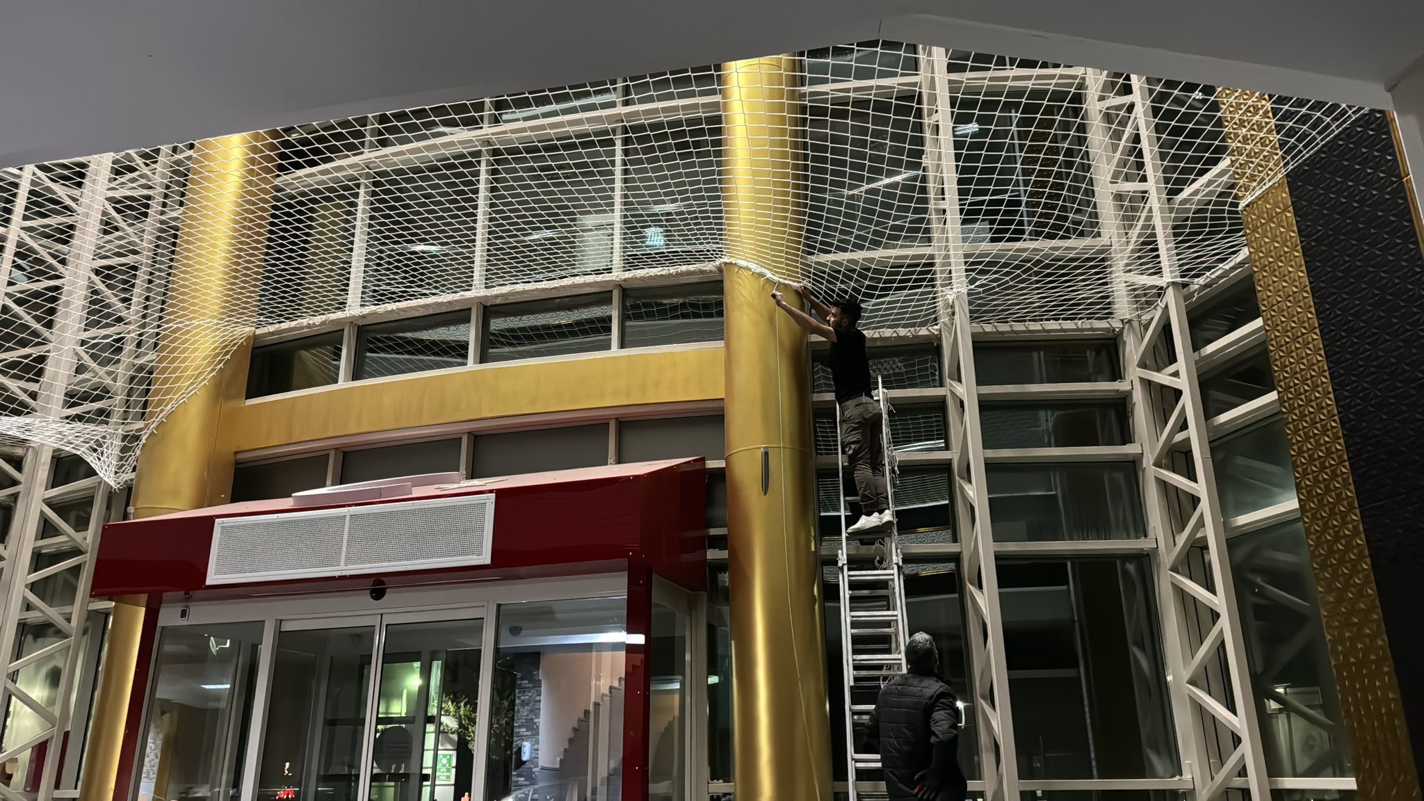 Örgü File ile Alanlarda Güvenlik