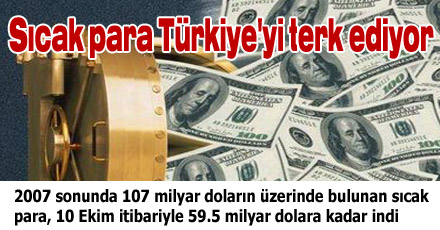 Sıcak para Türkiye'yi terk ediyor