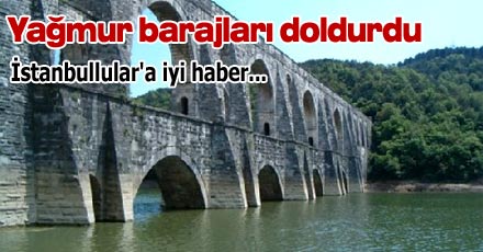 Yağmur barajları doldurdu