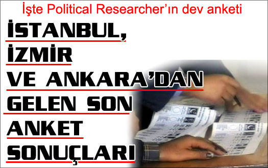 Ankara'dan son gelen anket sonuçları...