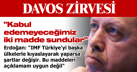 "Kabul edemeyeceğimiz iki madde sundular"