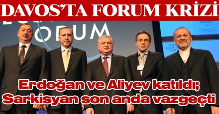 DAVOS'TA FORUM KRİZİ