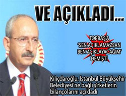 Kılıçdaroğlu açıkladı