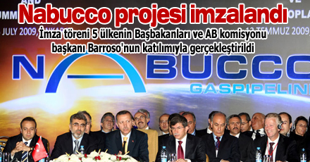 Nabucco projesi imzalandı