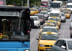 İstanbul'da trafik çilesi