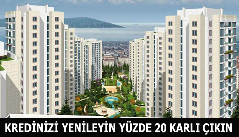 Kredisini yenileyen yüzde 20 karlı