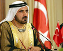 Şeyh Maktum apar topar kaçtı