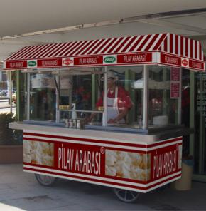 Pilav arabaları İstanbul'da
