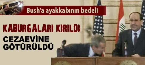 Bush'a ayakkabı fırlatan gazeteci serbest