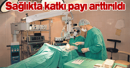 Sağlıkta katkı payı
