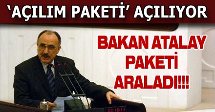 BAKAN ATALAY TBMM'DE KONUŞTU