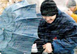 Marmara Denizi'nde fırtına