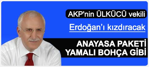 AKP’li Özcan Erdoğan’ı kızdıracak