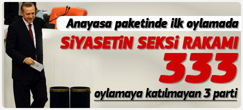 Anayasa paketinde ilk oylama