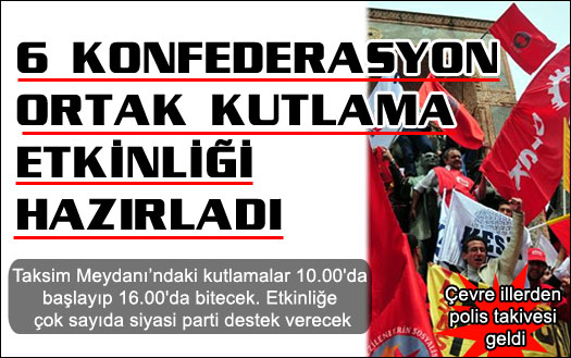 İşte 1 Mayıs programı