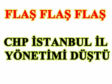 CHP İstanbul İl Yönetimi, 12 üyenin istifası sonrası düştü.