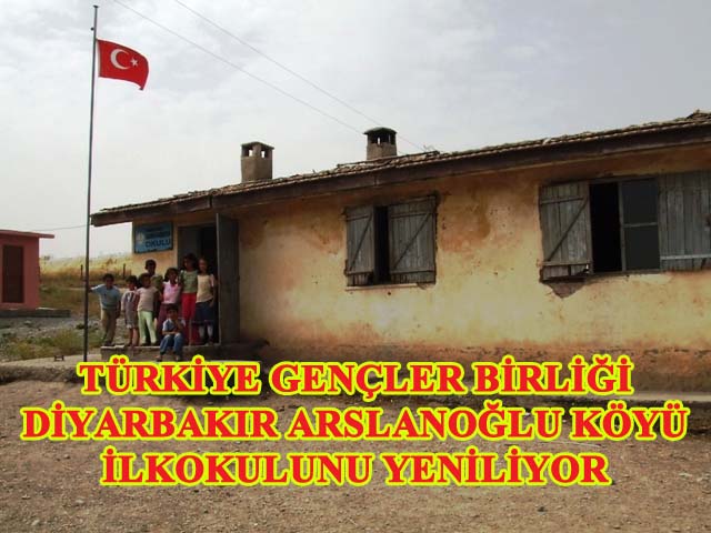 TGB Diyarbakır Arslanoğlu köyüne okul yapıyor