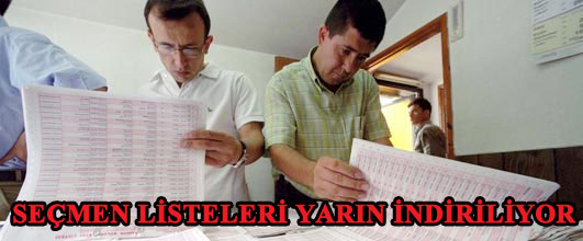 12 Eylül Referandumu için Muhtarlıklarda asılan seçmen listeleri yarın kaldırılıyor