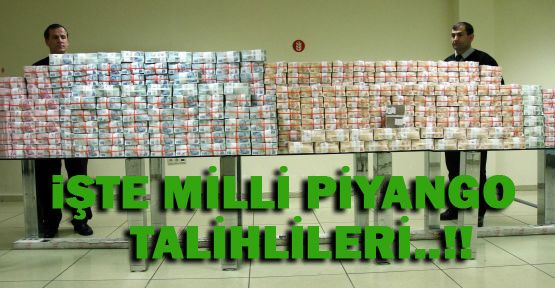 İşte milli piyango talihlileri