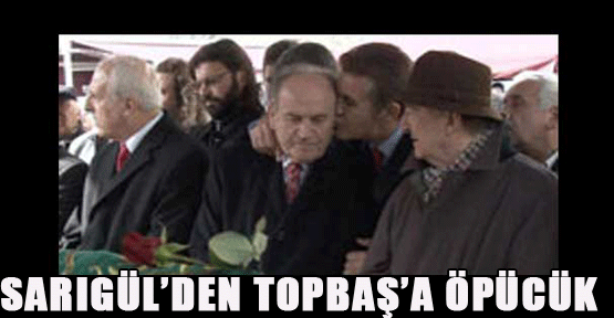 Sarıgül'den Topbaş'ı şaşırtan öpücük