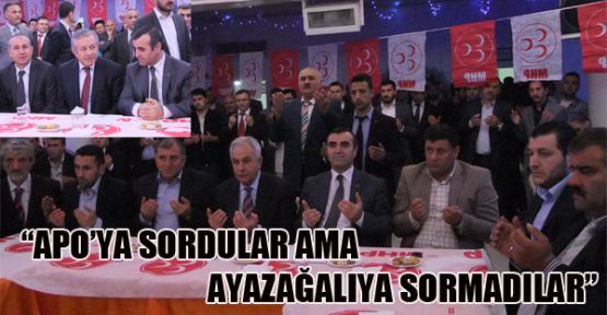 MHP Ayazağa’dan AKP’yi Topa Tuttu