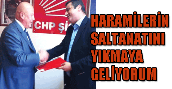 Haramiler’in saltanatını yıkacağım