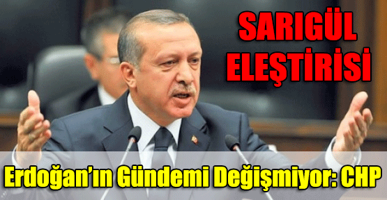 Erdoğan'dan Sarıgül Eleştirisi