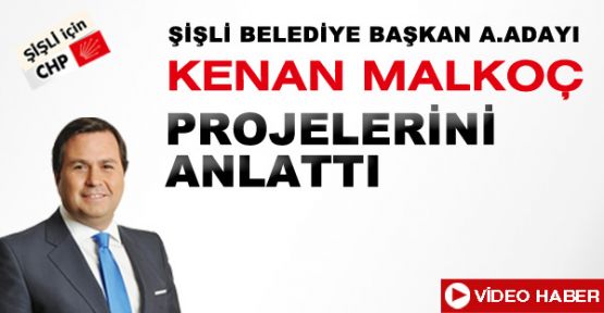 Kenan Malkoç projelerini anlattı