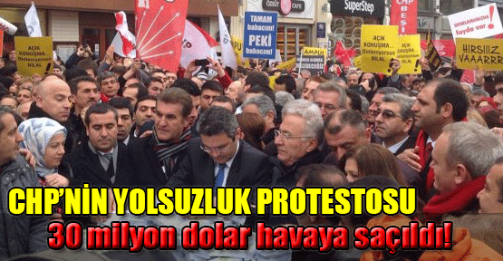 CHP'liler Taksim'de para dağıttı