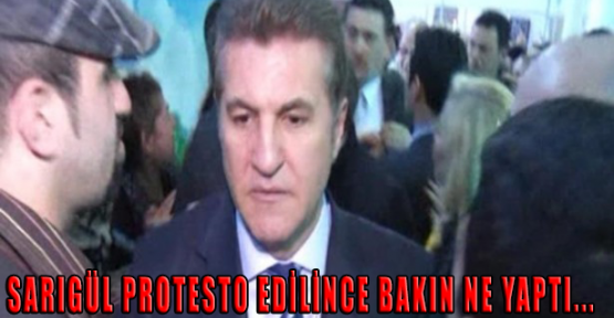 Sarıgül protesto edilince bakın ne yaptı...