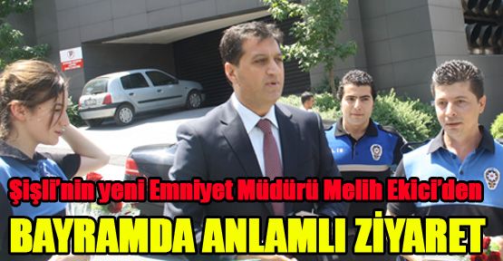 Şişli’nin yeni müdürü Melih Ekici yaşlıları unutmadı