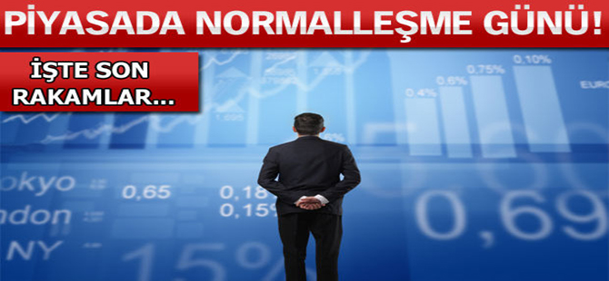 Piyasalarda Normalleşme Günü!